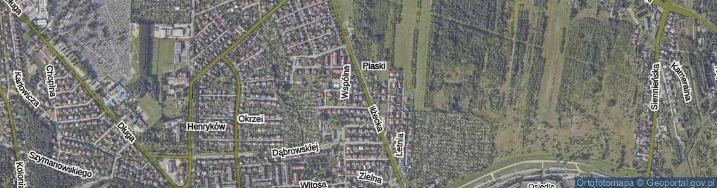 Zdjęcie satelitarne Mokra ul.